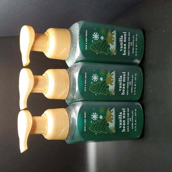 Bath & Body Works Bath & Body 3pc Bath Body Works Vanilla Bean Noel